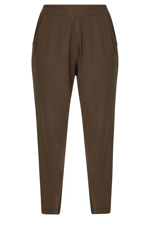 PixieGirl Petite Chocolate Brown Harem Trousers - 14/L27 Image 2