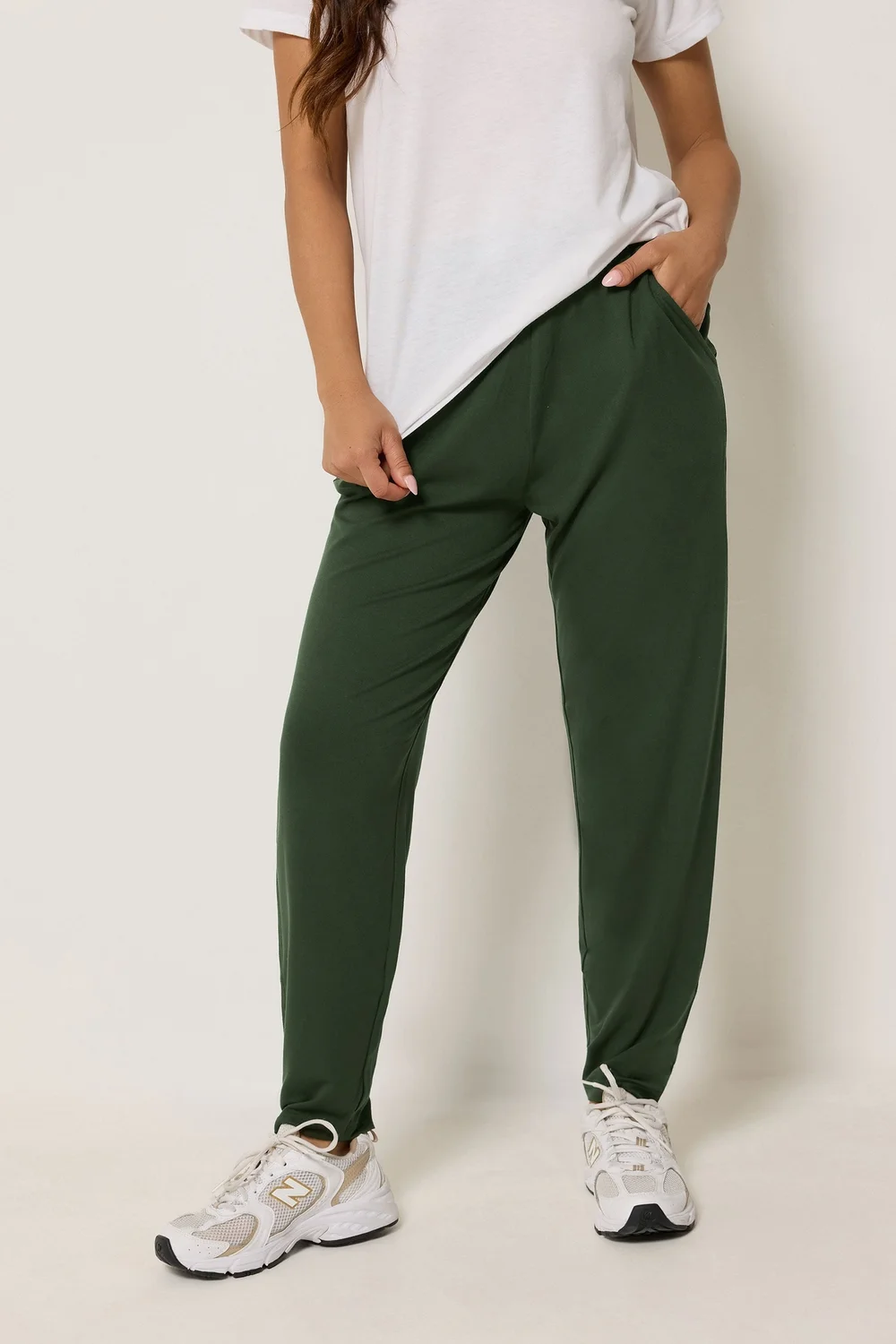 PixieGirl Petite Forest Green Harem Trousers - 10/L27 Image 3