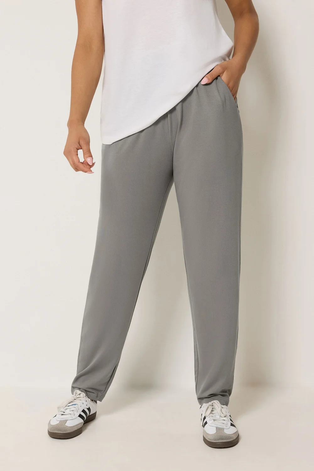 PixieGirl Petite Grey Harem Trousers - 18/l27 Image 5