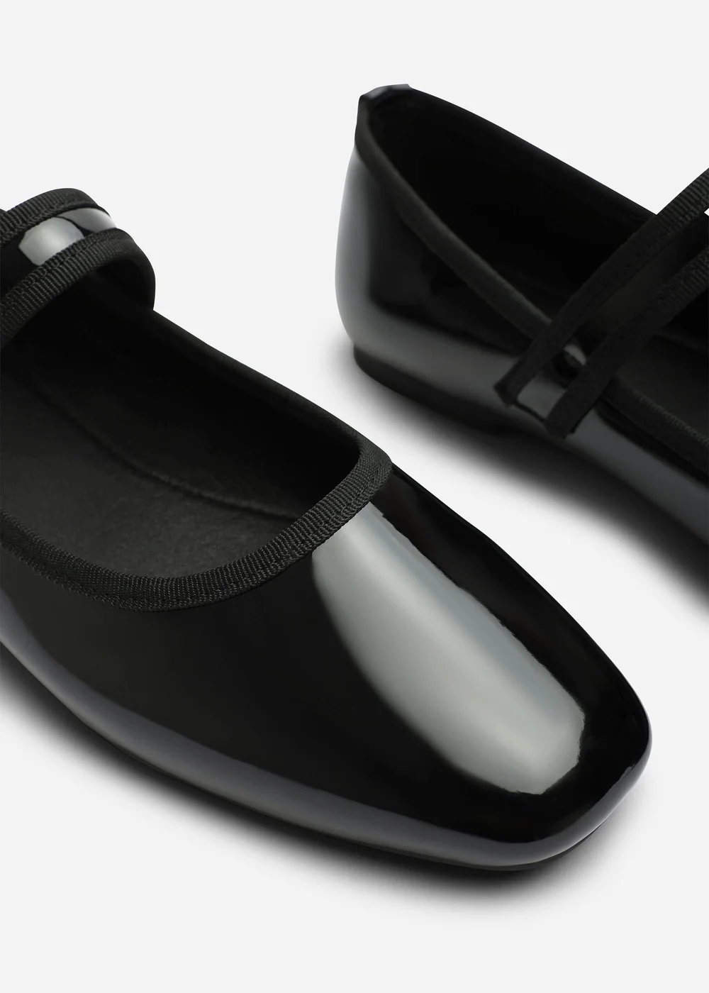 Where's That From Karsyn Black Mary Jane Ballet Flats With Buckle Detail - 5 Image 5