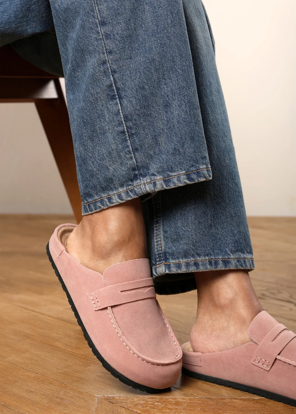 Where's That From Honeybee Pink Low Back Slip on Mule - 5 Image 6