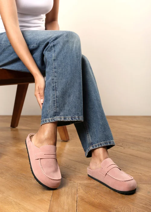 Where's That From Honeybee Pink Low Back Slip on Mule - 5 Image 2
