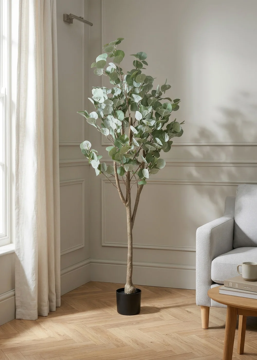 Scottish Everlastings Eucalyptus Tree 150cm - One Size Image 1