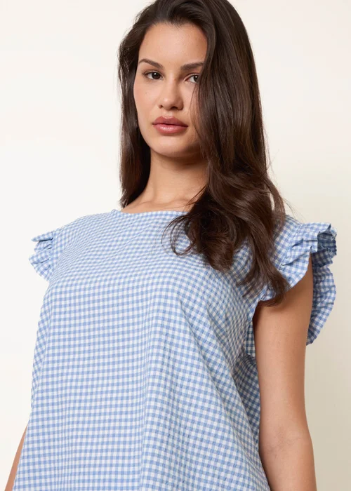 Blue Vanilla Blue Two Piece Gingham Set - M/L Image 2