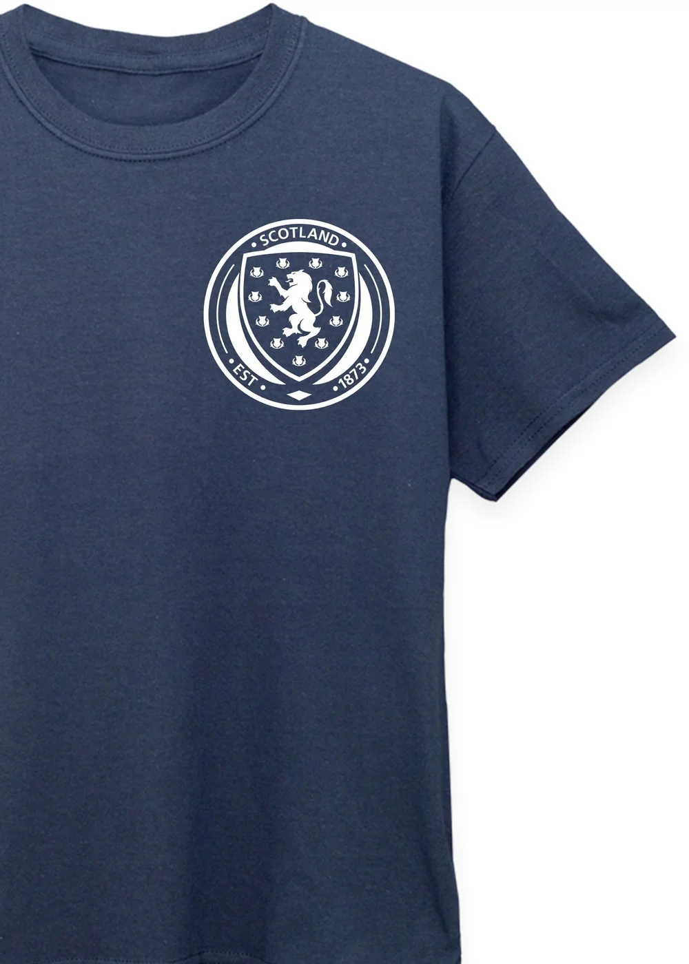 Ada & Ted Scotland Badge Pocket Boys Navy Blue Graphic T-Shirt (3-13 Years) - 5-6 Yrs Image 2