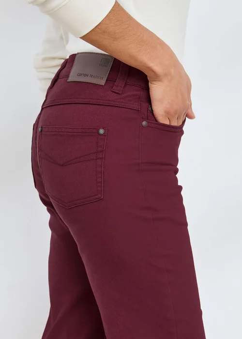 Cotton Traders Bordeaux Womens Coloured Jeans - 20/L25 Image 4