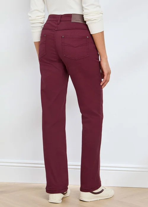 Cotton Traders Bordeaux Womens Coloured Jeans - 20/L25 Image 3