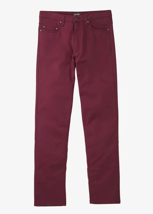 Cotton Traders Bordeaux Mens Coloured Jeans - 36/L34 Image 4