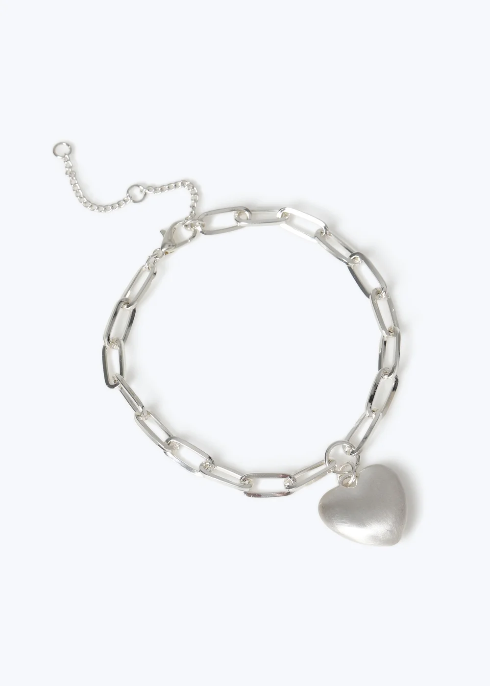 Muse Silver Heart Bracelet - One Size Image 1