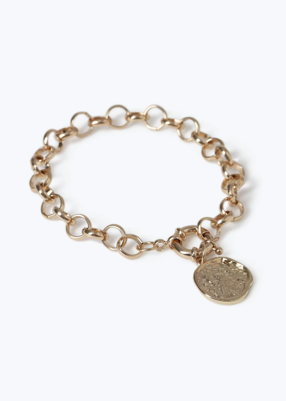 Muse Gold Coin Chain Bracelet - One Size Image 2