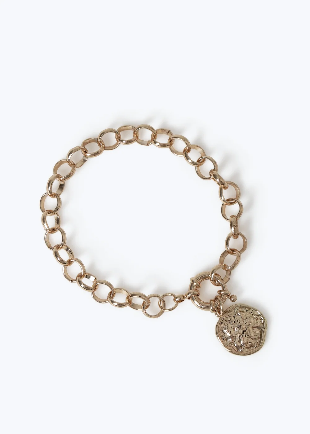 Muse Gold Coin Chain Bracelet - One Size Image 1
