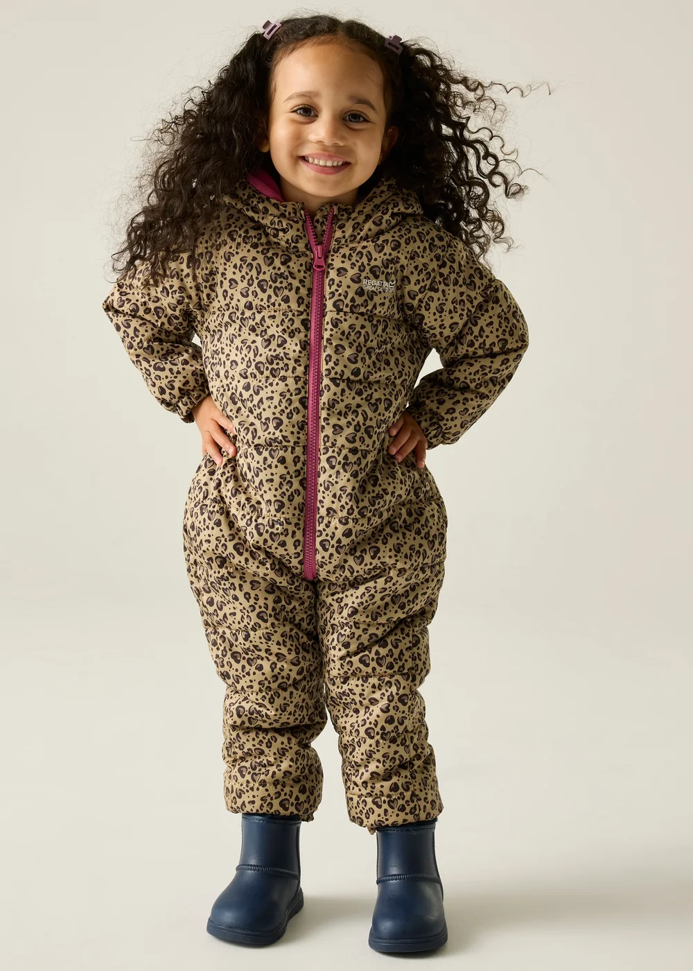 Regatta Brown Penrose Waterproof Puddlesuit (6-72 months) - 1.5-2 Yrs Image 1