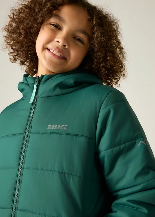 Regatta Green Lofthouse Insulated Jacket (3-13 years) - 9-10 Yrs Image 4