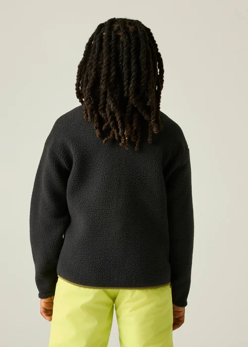 Dare 2b Black/Green Zesty II Soft Fleece (3-13 years) - 5-6 Yrs Image 2
