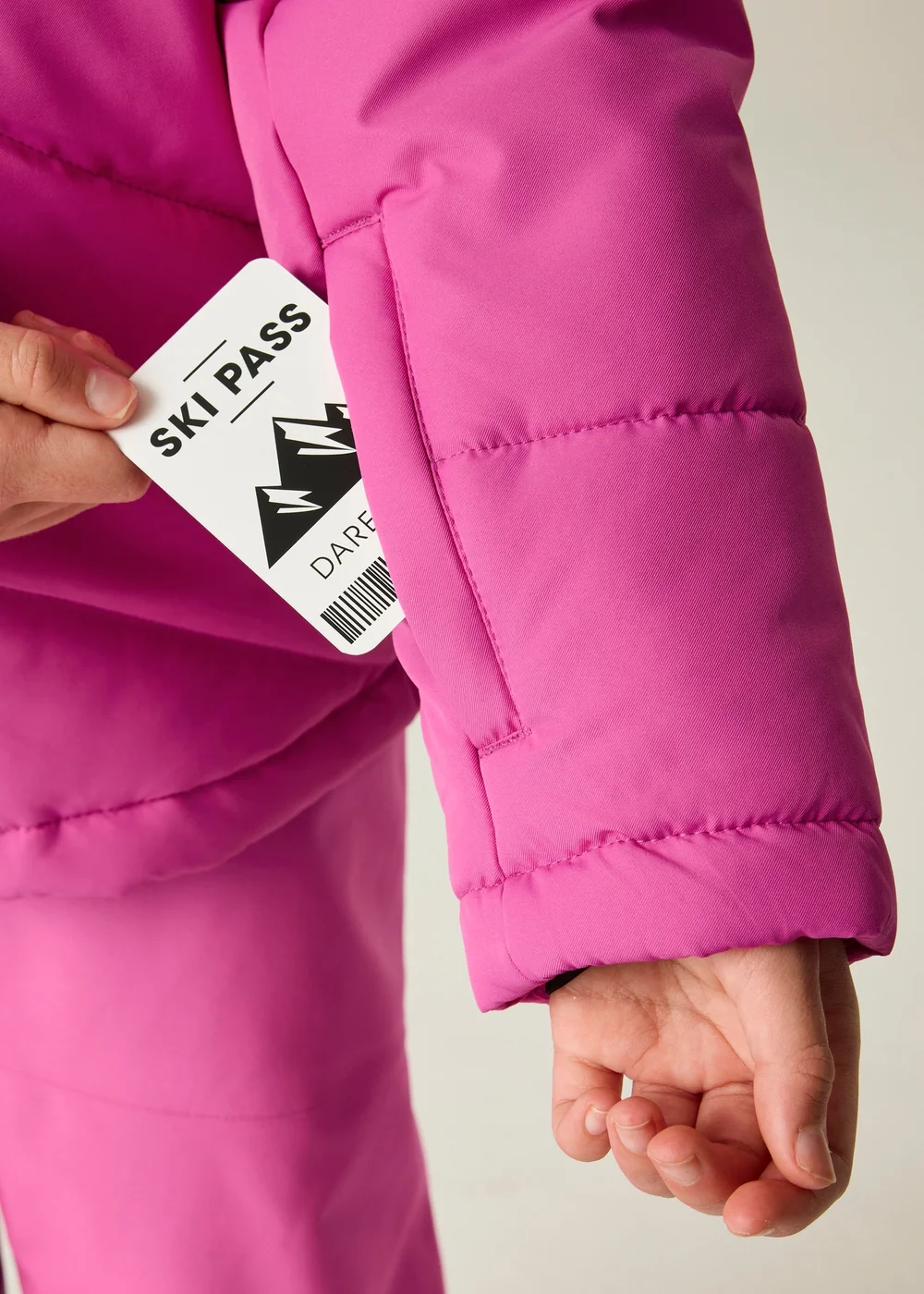 Dare 2b Pink Glacier Waterproof Jacket (3-13 years) - 13 Yrs Image 6