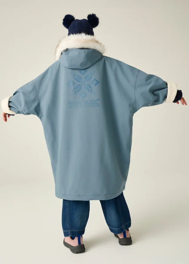 Regatta Grey Junior Waterproof Changing Robe (3-13 years)