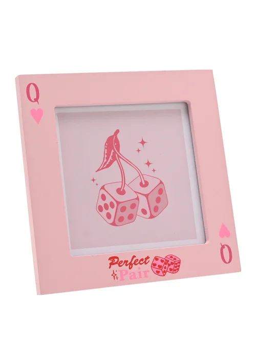 The Feel Good Club Pink Frames Smile & Perfect Pair Set of 2 (4"x 4") - One Size Image 2