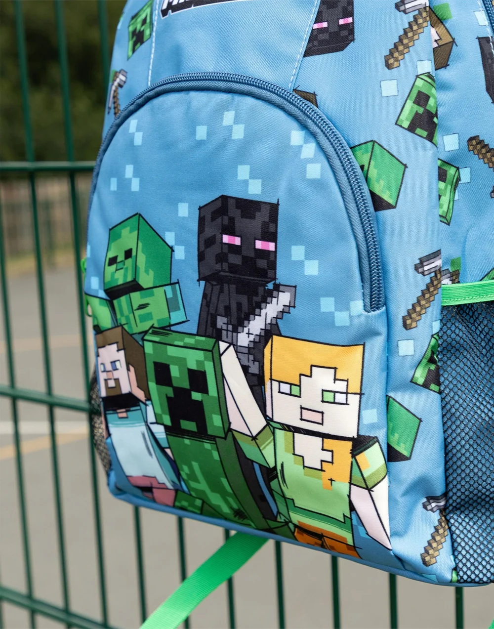 Minecraft Unisex Kids Blue Character Backpack (One Size) - One Size Image 5