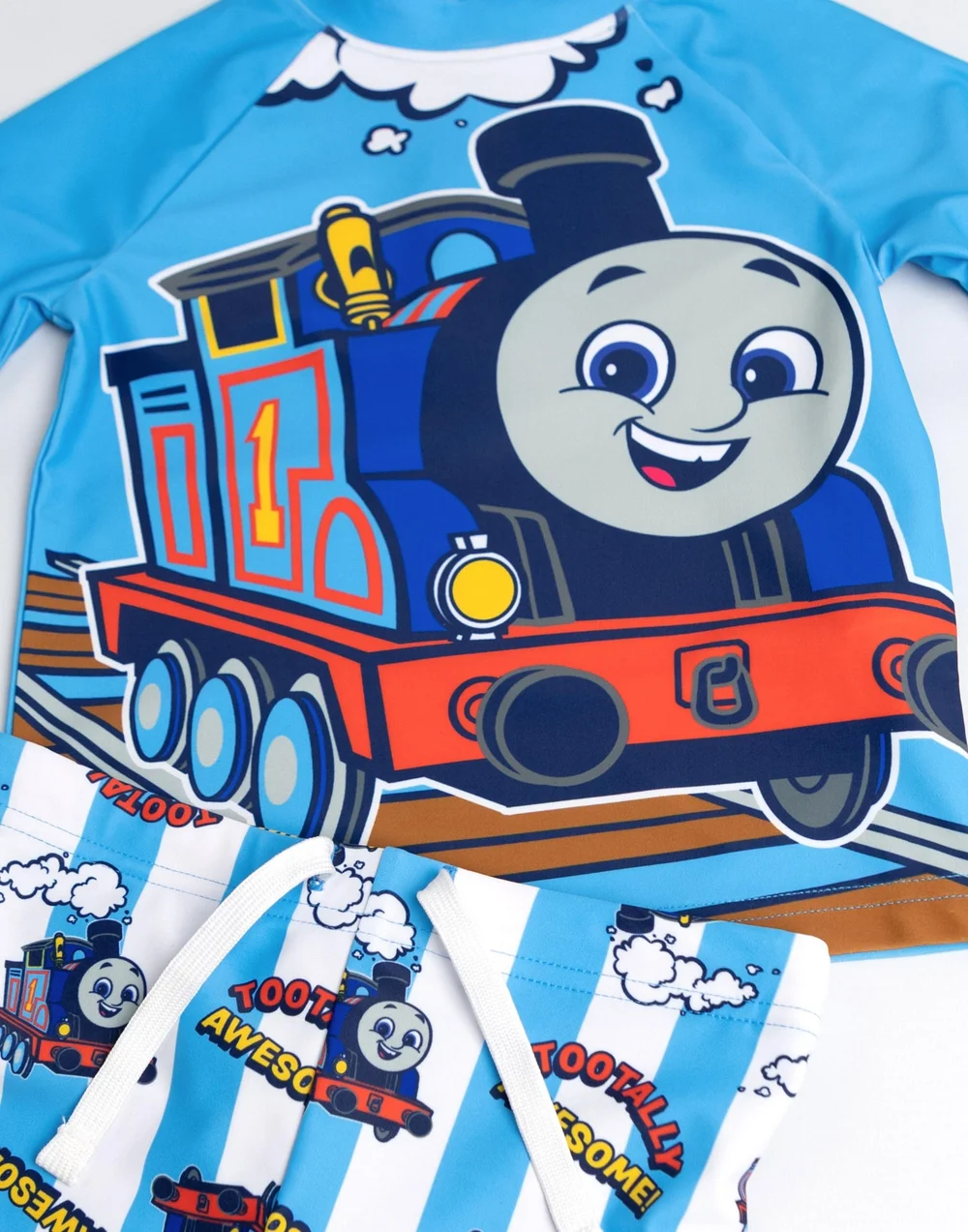 Vanilla Underground Thomas & Friends Boys Blue Totally Awesome 2 Piece Swim Set (18 Months - 6 Years) - 1.5-2 Yrs Image 5