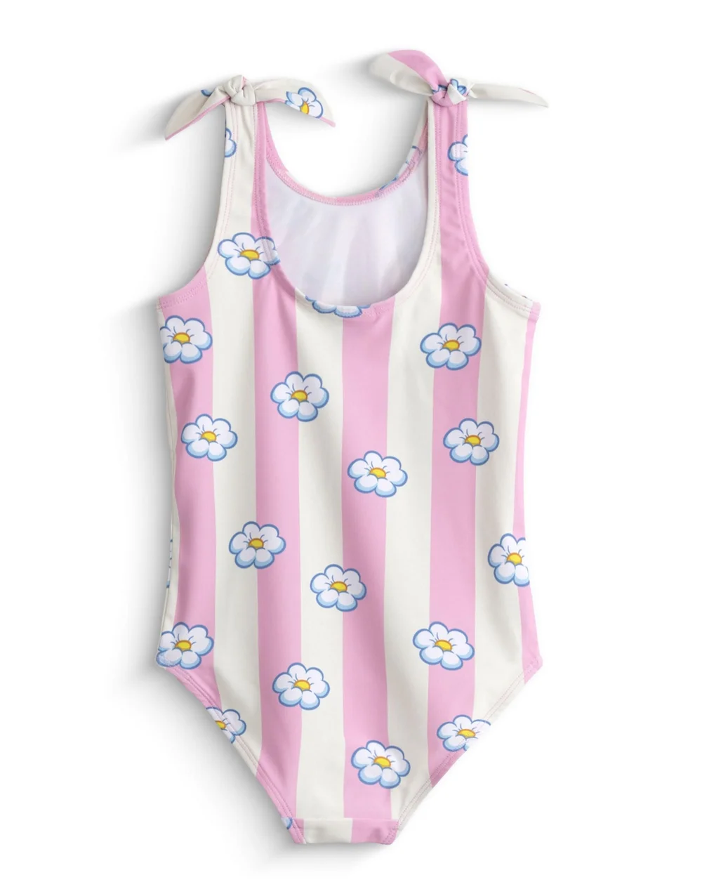 Vanilla Underground Paw Patrol Girls Pink Skye Flowers 1 Piece Swimming Costume (2-7 Years) - 6-7 Yrs Image 2