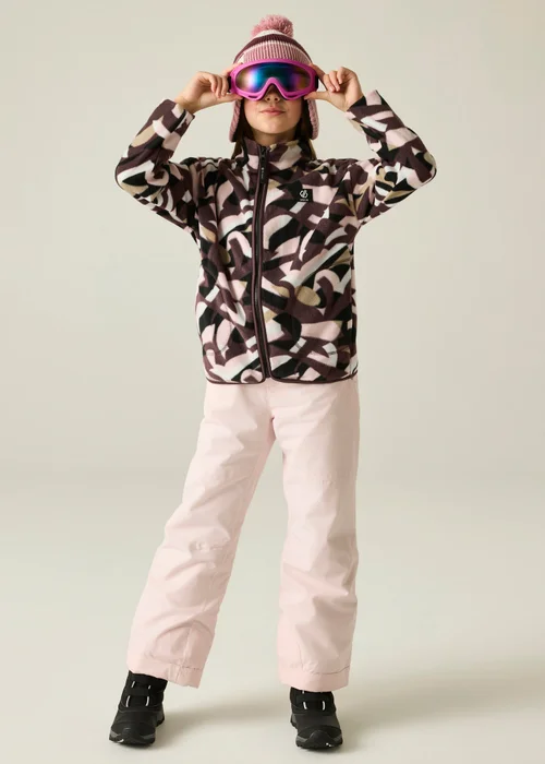 Dare 2b Burgundy Wing It Cosy Fleece (3-13 years) - 7-8 Yrs Image 3