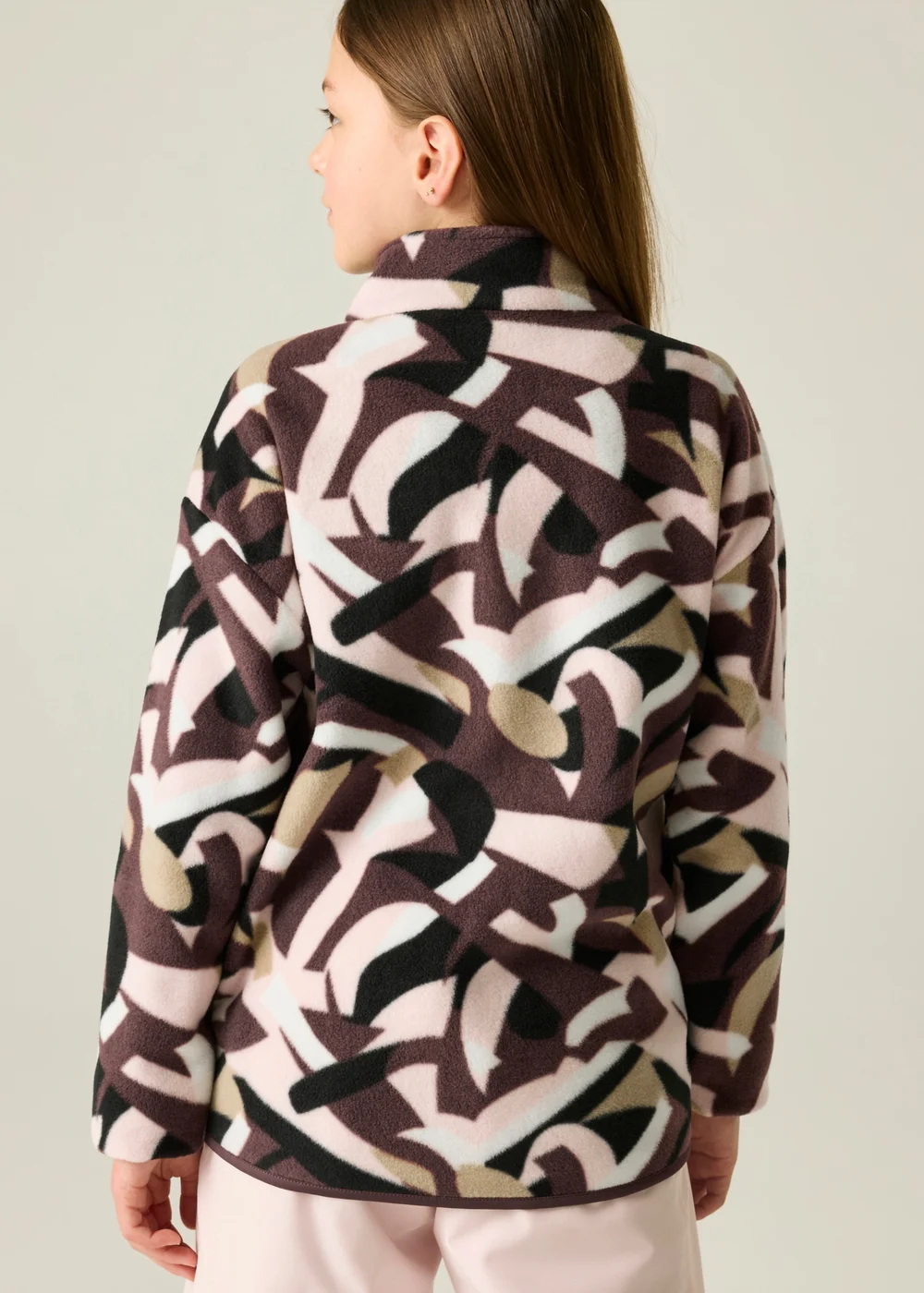 Dare 2b Burgundy Wing It Cosy Fleece (3-13 years) - 7-8 Yrs Image 2
