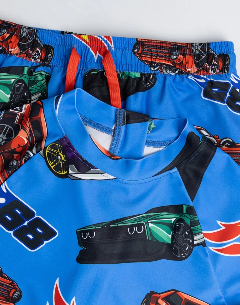 Vanilla Underground Hot Wheels Boys Blue Model Cars 2 Piece Swim Set (3-12 Years) - 11-12 Yrs Image 5