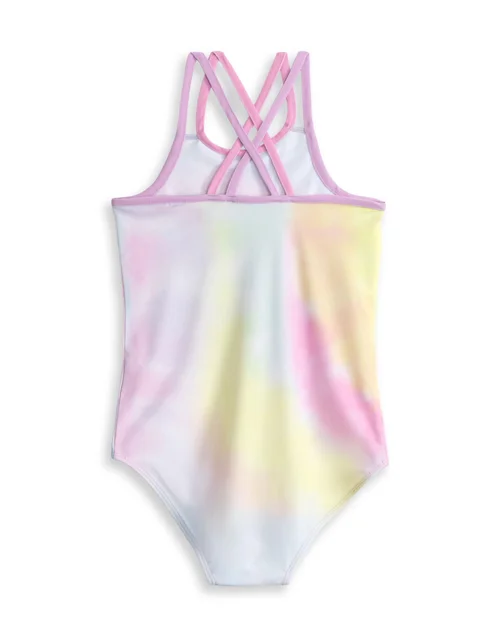 Vanilla Underground Barbie Girls Multicoloured Barbie Doll 1 Piece Swimming Costume (3-12 Years) - 7-8 Yrs Image 2