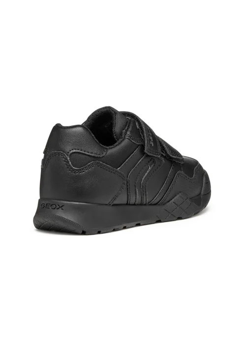 Geox Black Kids J Rann-E Sneakers (Younger 8.5 - 12.5) - 11.5 Infants Image 3