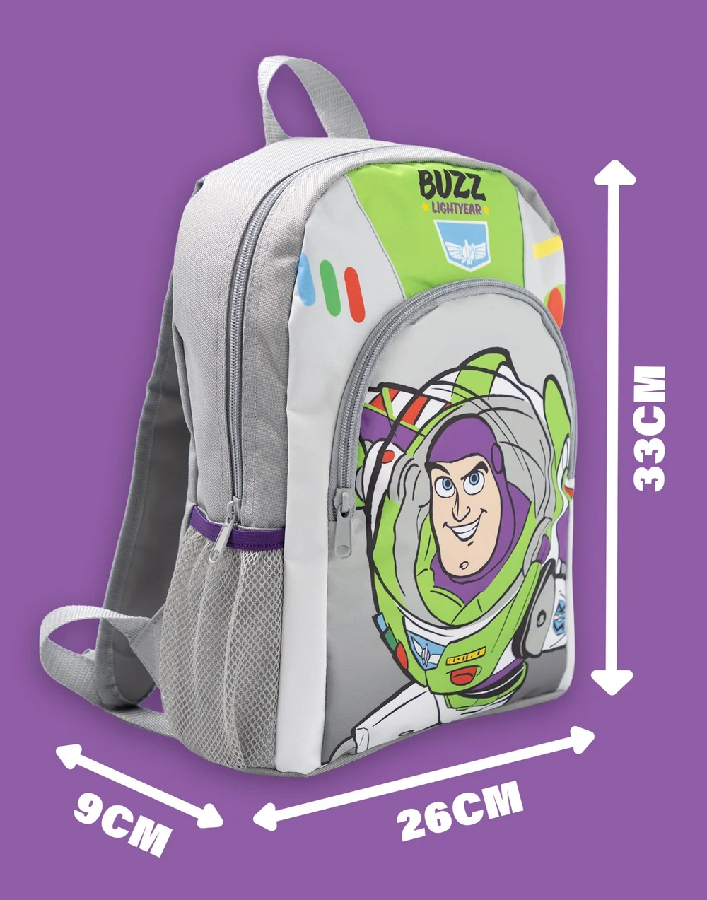 Disney Toy Story Boys Green Buzz Backpack (One Size) - One Size Image 5