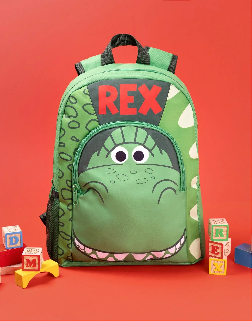 Disney Toy Story Boys Green Rex Backpack (One Size) - One Size Image 5