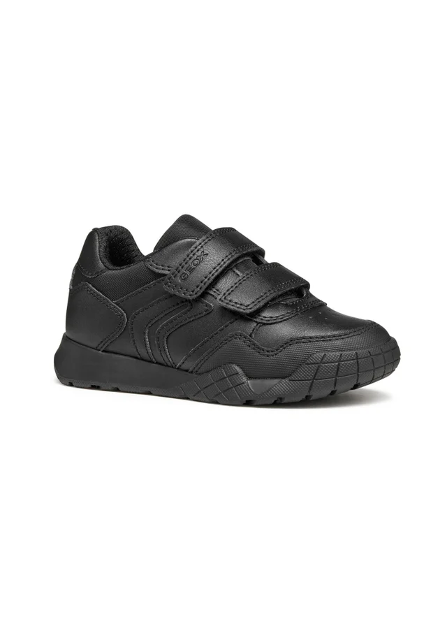 Geox Black Kids J Rann-E Sneakers (Younger 8.5 - 12.5)