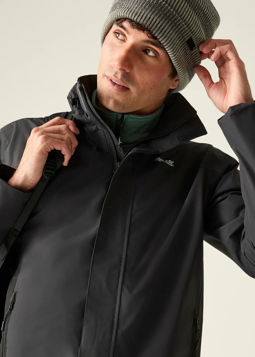 Regatta Grey Matt II Waterproof Jacket - M Image 4