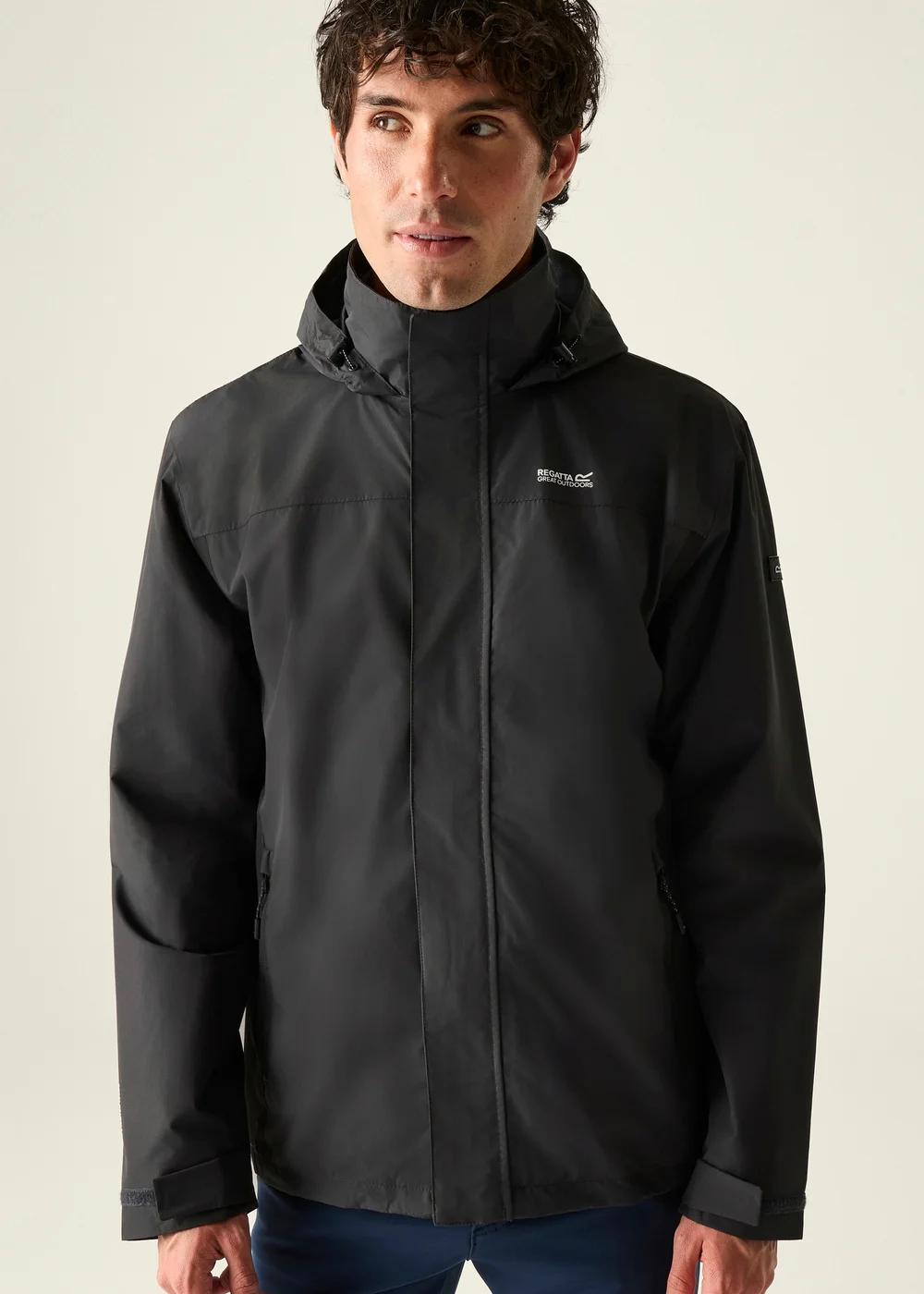 Regatta Grey Matt II Waterproof Jacket - M Image 5