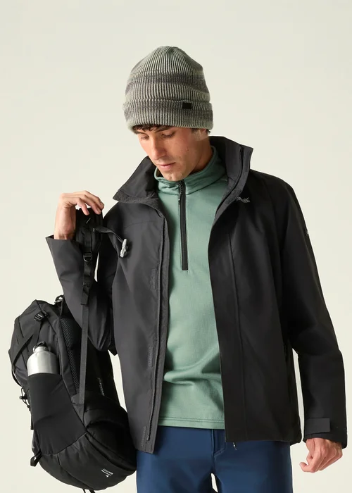 Regatta Grey Matt II Waterproof Jacket - M Image 1
