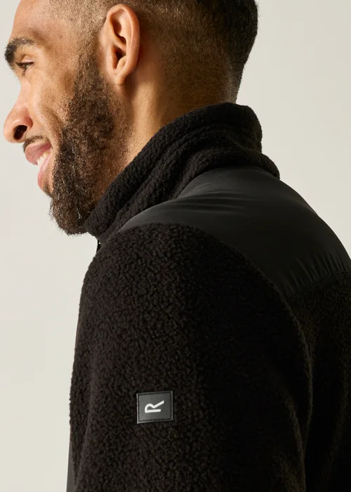 Regatta Black Morran W/R Water-Repellant Fleece - S Image 6