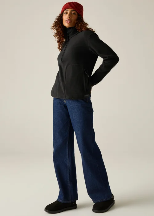 Regatta Black Frankie Half Zip Warm Fleece - 14 Image 3