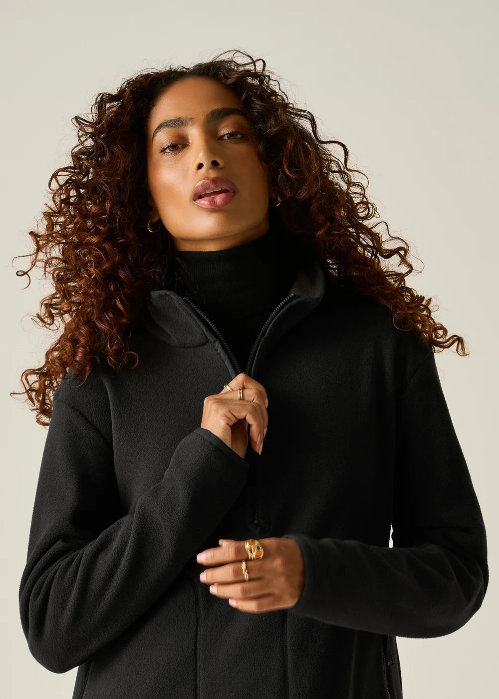 Regatta Black Frankie Half Zip Warm Fleece - 14 Image 1