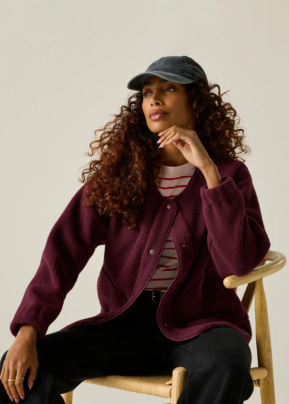 Regatta Aubergine Lea Lightweight Fleece - 14 Image 1