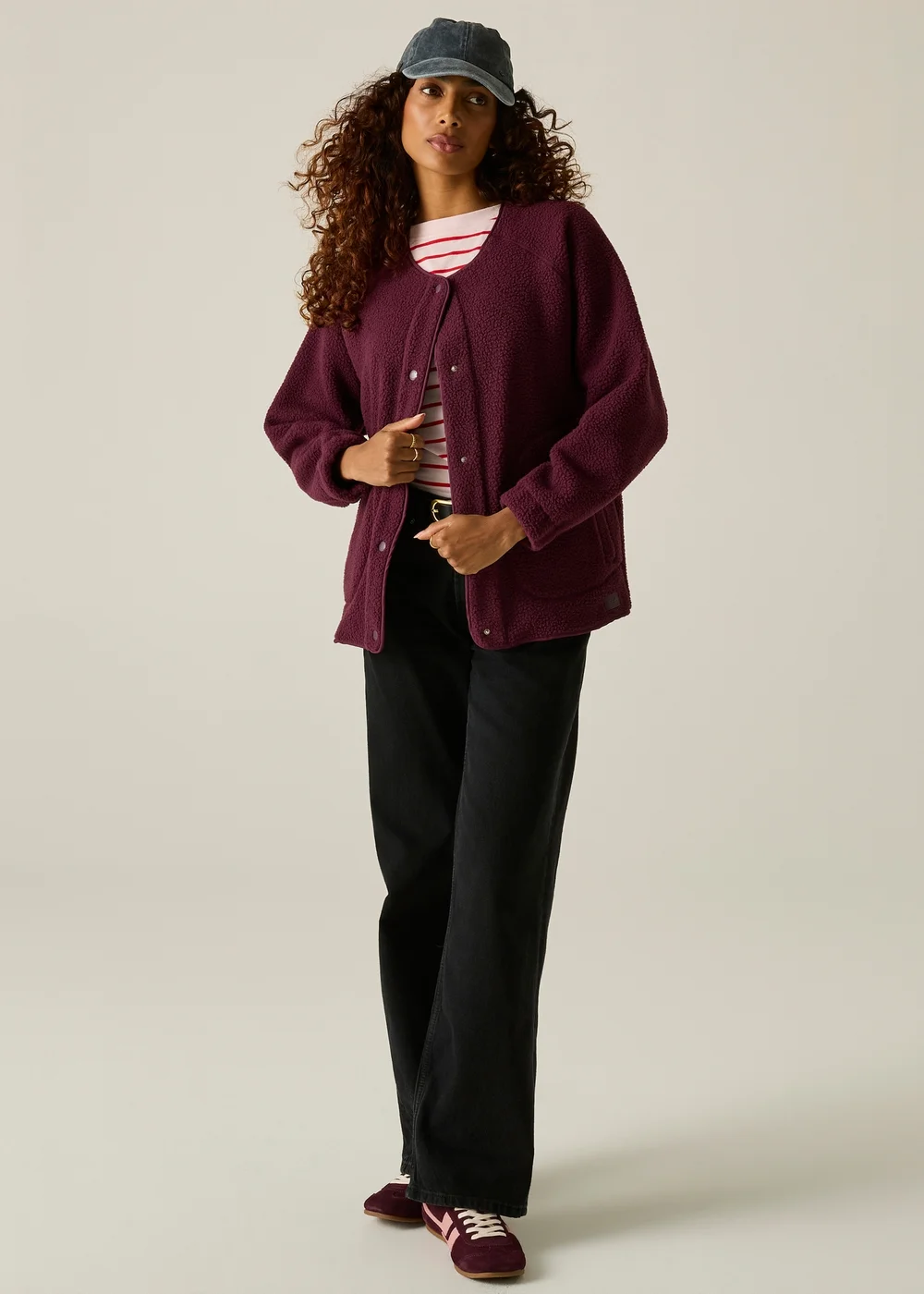 Regatta Aubergine Lea Lightweight Fleece - 14 Image 6