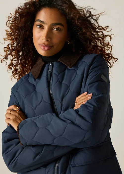 Regatta Navy Amira Quilted Jacket - 18 Image 1