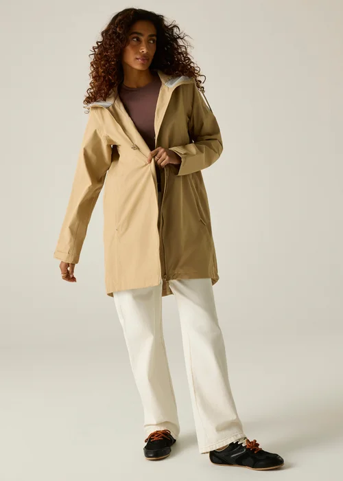 Regatta Beige Brianka Waterproof Jacket - 14 Image 6