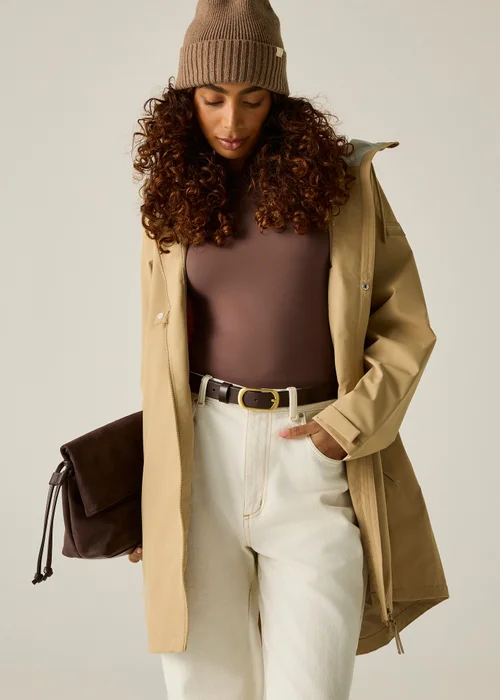 Regatta Beige Brianka Waterproof Jacket - 14 Image 4