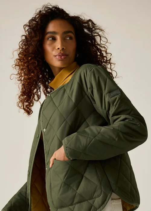 Regatta Khaki Maia Quilted Jacket - 12 Image 6