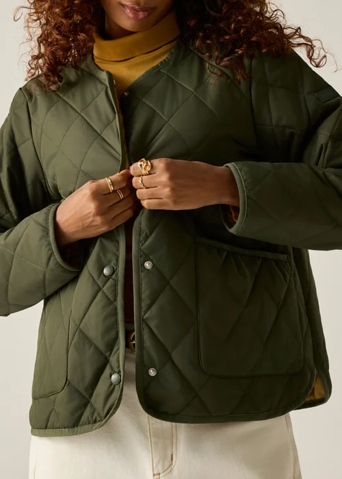 Regatta Khaki Maia Quilted Jacket - 12 Image 5