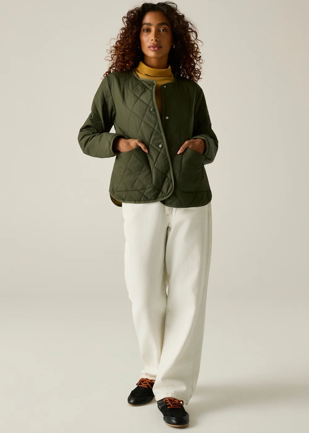 Regatta Khaki Maia Quilted Jacket - 12 Image 2