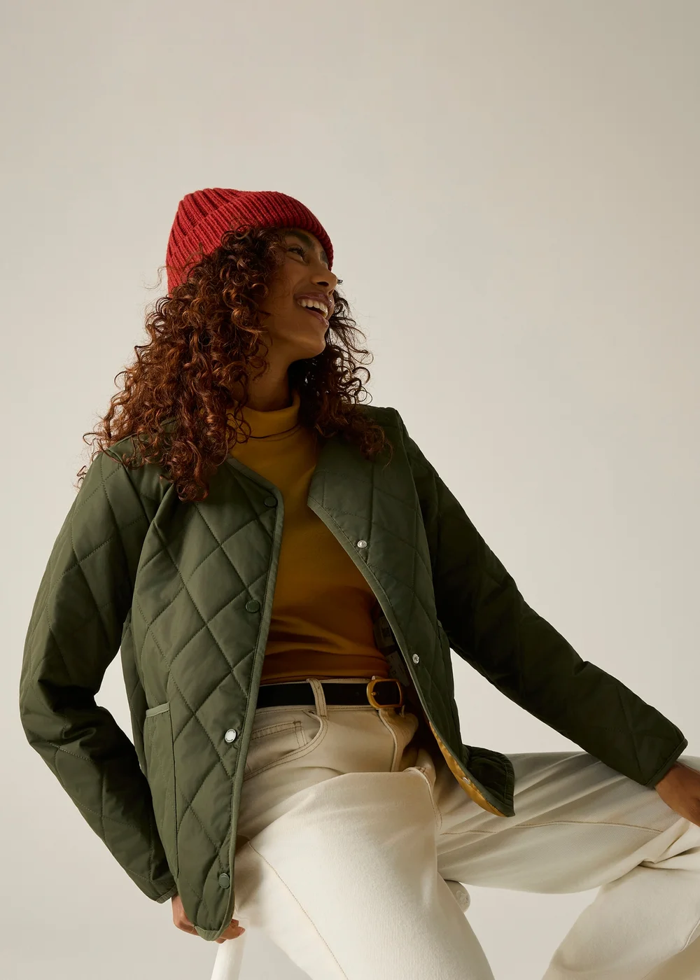 Regatta Khaki Maia Quilted Jacket - 12 Image 4