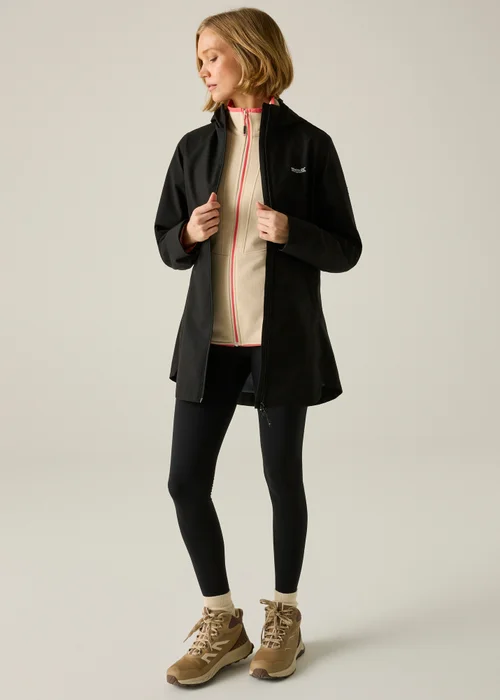 Regatta Black Natalina Waterproof Jacket - 16 Image 3