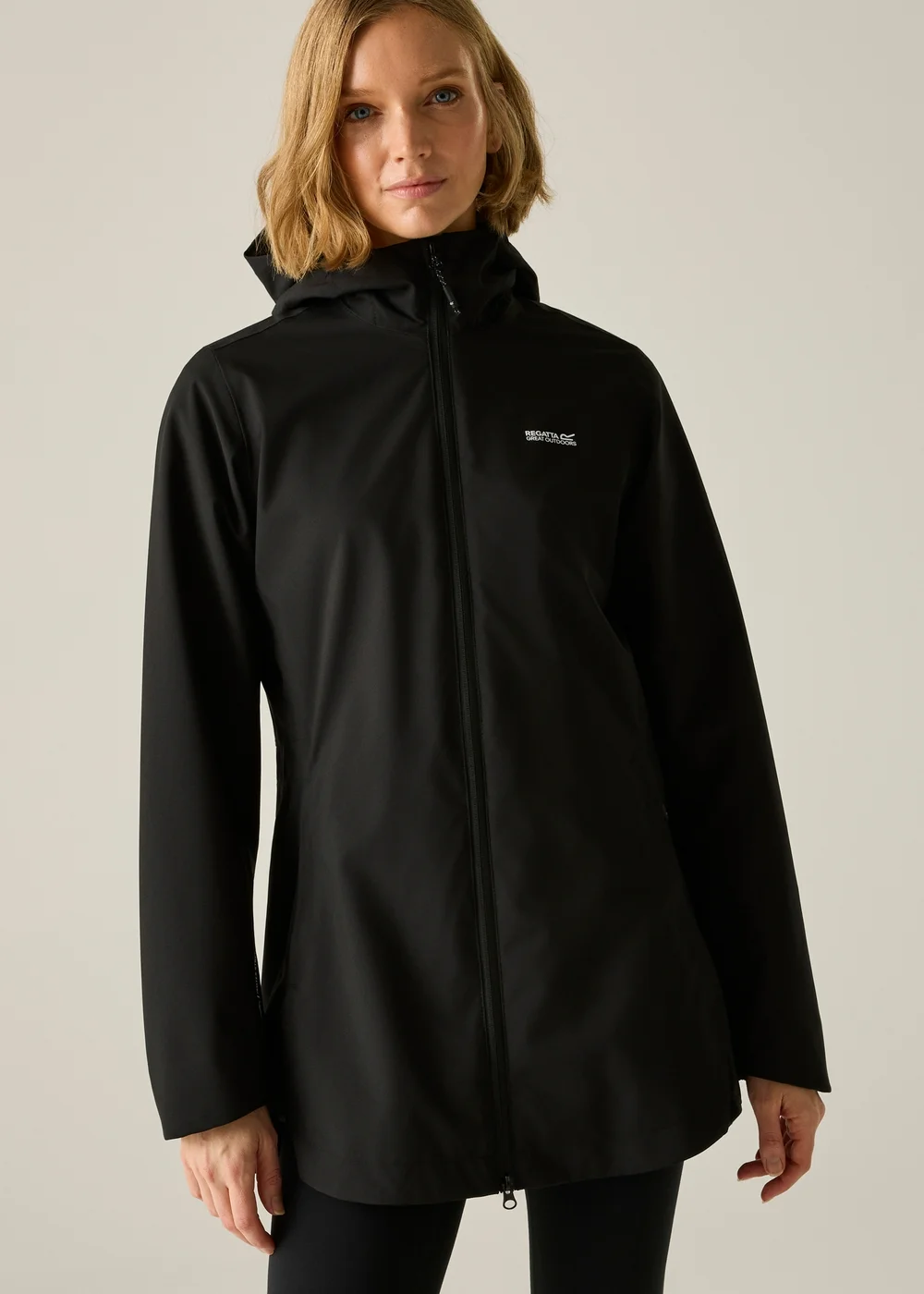 Regatta Black Natalina Waterproof Jacket - 16 Image 1