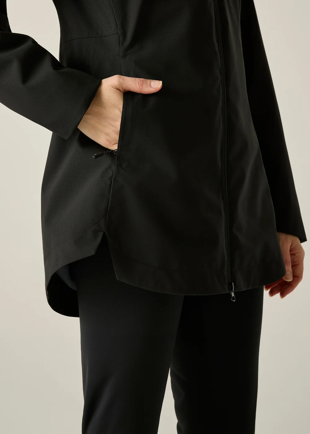 Regatta Black Natalina Waterproof Jacket - 16 Image 5